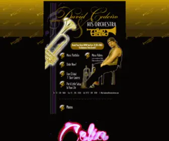 Davidcedeno.com(David Cedeño & His Orchestra) Screenshot