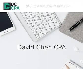 DavidchencPa.com(David Chen CPA) Screenshot