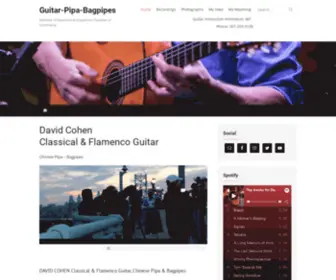 Davidcohenguitar.com(David Cohen) Screenshot