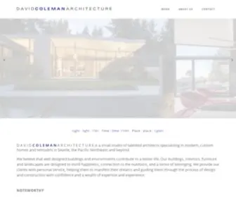 Davidcoleman.com(A collaborative nationwide architecture firm) Screenshot