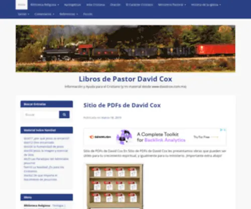 Davidcoxmex.net(Libros de Pastor David Cox) Screenshot