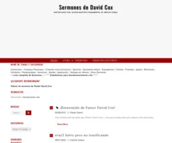 Davidcoxsermones.com(Sermones de David Cox) Screenshot