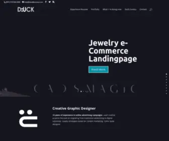 Davidducuara.com(Creative Graphic Designer) Screenshot