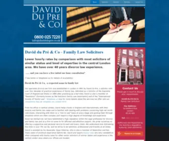 Daviddupre-Solicitors.co.uk(Family Lawyers) Screenshot