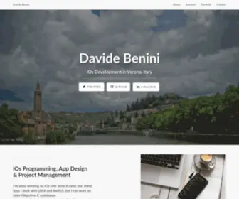 Davidebenini.it(Davidebenini) Screenshot