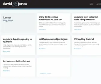 Davidejones.com(Home) Screenshot