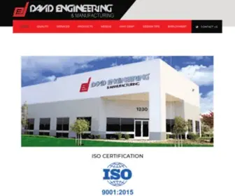 Davidengineering.com(David Engineering & Mfg) Screenshot