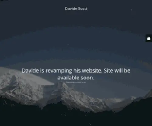 Davidesucci.com(Davide Succi) Screenshot