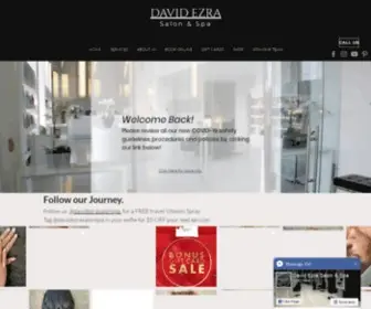 Davidezrasalonspa.com(David Ezra Hair Salon & Spa Wayne NJ Experts in Color) Screenshot