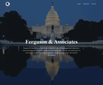 Davidferguson.com(Issue Advocacy Firm) Screenshot