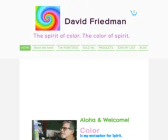 Davidfriedmanart.com(David Friedman Art Hawaii) Screenshot