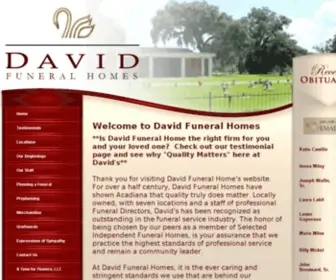 Davidfuneralhome.org(Oberlin-Turnbull Funeral Home Crematory) Screenshot