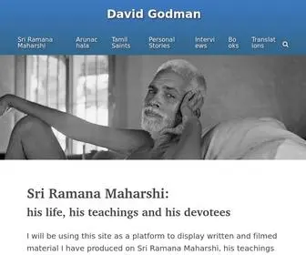 Davidgodman.org(Sri Ramana Maharshi) Screenshot