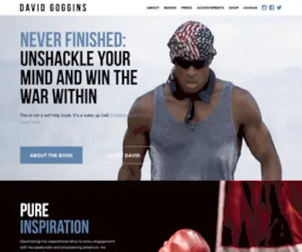 Davidgoggins.com Screenshot