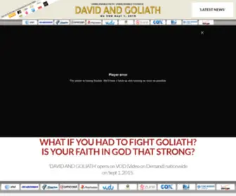 Davidgoliathmovie.com(David and Goliath) Screenshot