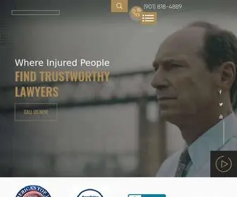 Davidgordonlaw.com(If you have been injured in an accident) Screenshot