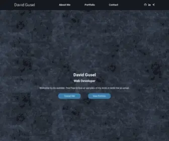 Davidgusel.com(Neue Domain bei der webgo GmbH) Screenshot