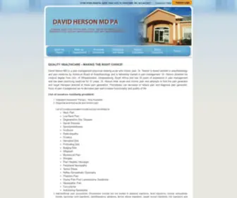 Davidhersonmd.com(DAVID HERSON MD PA) Screenshot