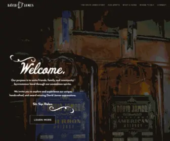 Davidjamesspirits.com(Old Georgetown Spirits) Screenshot