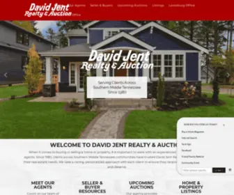 Davidjentrealty.com(Realtor & Auctioneer in Lewisburg & Chapel Hill) Screenshot
