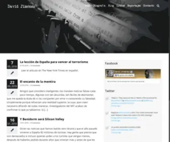 Davidjimenezblog.com(David Jimenez) Screenshot