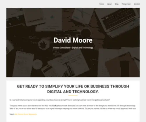 DavidjMoore.com(David J Moore) Screenshot