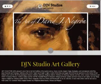 DavidjNegron.com(DJN Studio Art Gallery) Screenshot