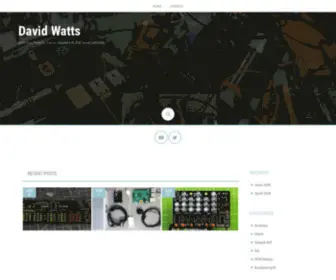 DavidjWatts.com(Electronics Projects) Screenshot