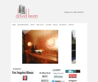 Davidkean.com(Beverly Hills Real Estate) Screenshot