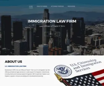 Davidkimlaw.com(Immigration Law Firm Immigration Law Firm) Screenshot