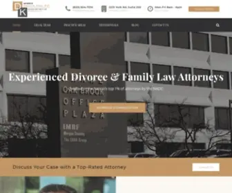 Davidkinglaw.com(DuPage County Divorce & Family Lawyer) Screenshot