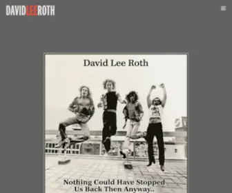 Davidleeroth.com(David Lee Roth Official Website) Screenshot