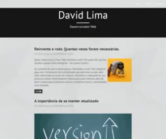 Davidlima.com.br(Blog do Dave) Screenshot