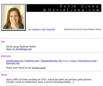 Davidljung.com(David Ljung) Screenshot