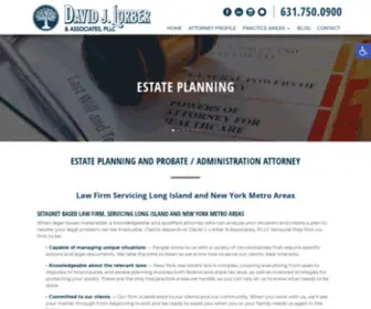 Davidlorberlaw.com(Estate Planning) Screenshot