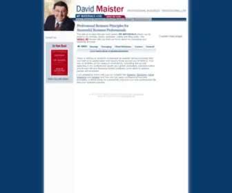 Davidmaister.com(davidmaister) Screenshot