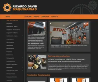 Davidmaquinarias.com.ar(Ricardo David Maquinarias) Screenshot