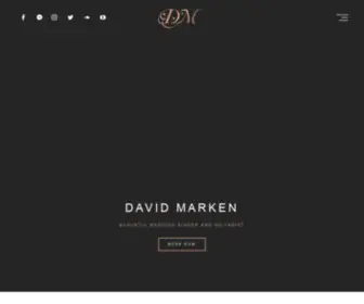 Davidmarken.com(Acoustic Guitar Vocal Entertainer) Screenshot