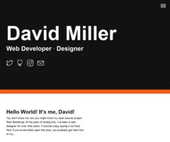 Davidmiller.io(David Miller) Screenshot