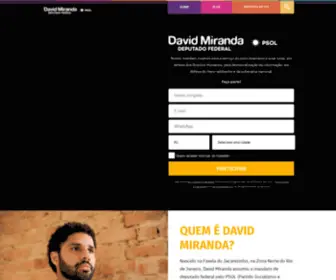 Davidmirandario.com.br(Mais fortes são os poderes do povo) Screenshot