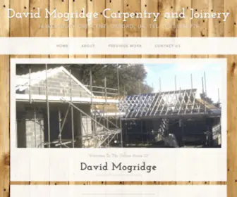 Davidmogridge.co.uk(Oxfordshire Based Carpenter and General Builder) Screenshot