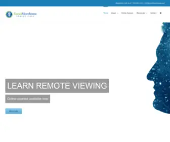 Davidmorehouse.com(Remote Viewing Courses and Products) Screenshot