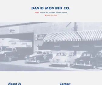 Davidmoving.com(David Moving Co) Screenshot