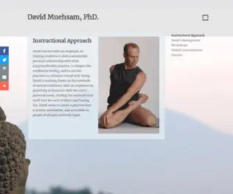 Davidmuehsamyoga.org(Instructional Approach) Screenshot