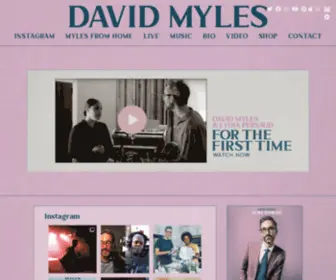 Davidmyles.com(David Myles) Screenshot