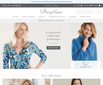 Davidnieper.fr(Vêtements pour femmes) Screenshot