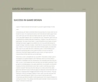 Davidnorwich.co.uk Screenshot