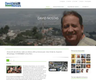 Davidnostas.com(David Nostas "El Buscapersonas Latino") Screenshot