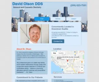 Davidolsondds.com(Seattle Dentist in Downtown) Screenshot