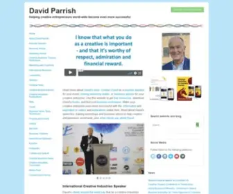Davidparrish.com(Creative Industries Business Coach) Screenshot